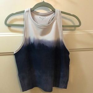 Athlete Shanti watercolor crop top S